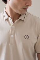 Beige Signature Polo