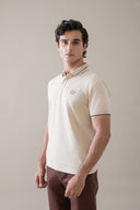 Beige Signature Polo