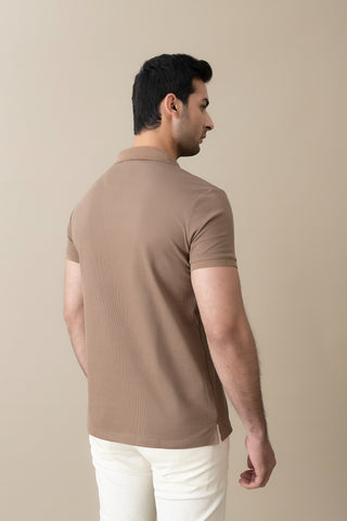 Brown Signature Polo