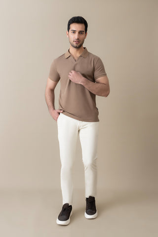Brown Signature Polo