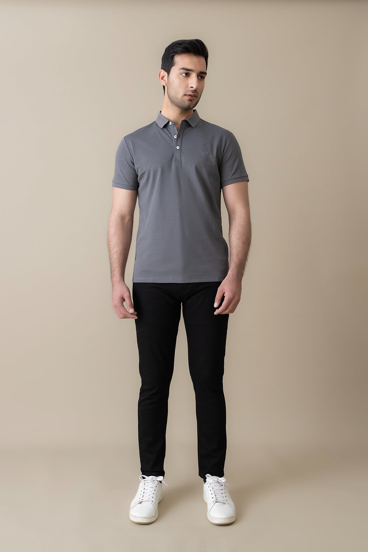 Charcoal Grey Prestige Polo