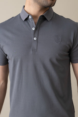 Charcoal Grey Prestige Polo