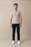 Beige Signature Polo
