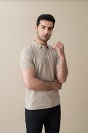 Beige Signature Polo