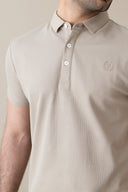 Beige Signature Polo