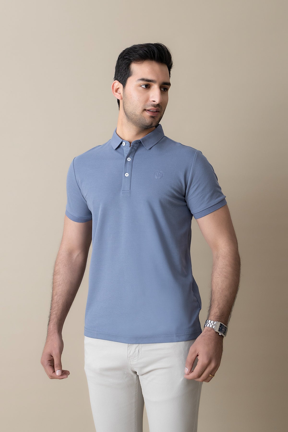 Sky Blue Signature Polo