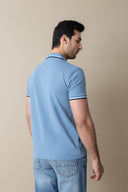 Sky Blue Signature Polo
