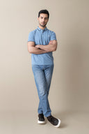 Sky Blue Signature Polo