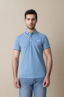 Sky Blue Signature Polo