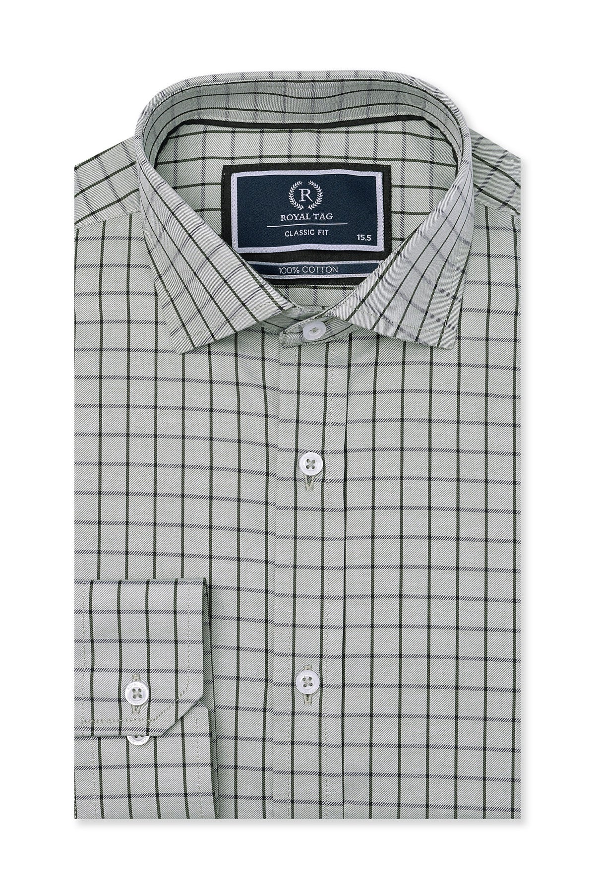 Grey Dress Shirt- CFC241156-GR