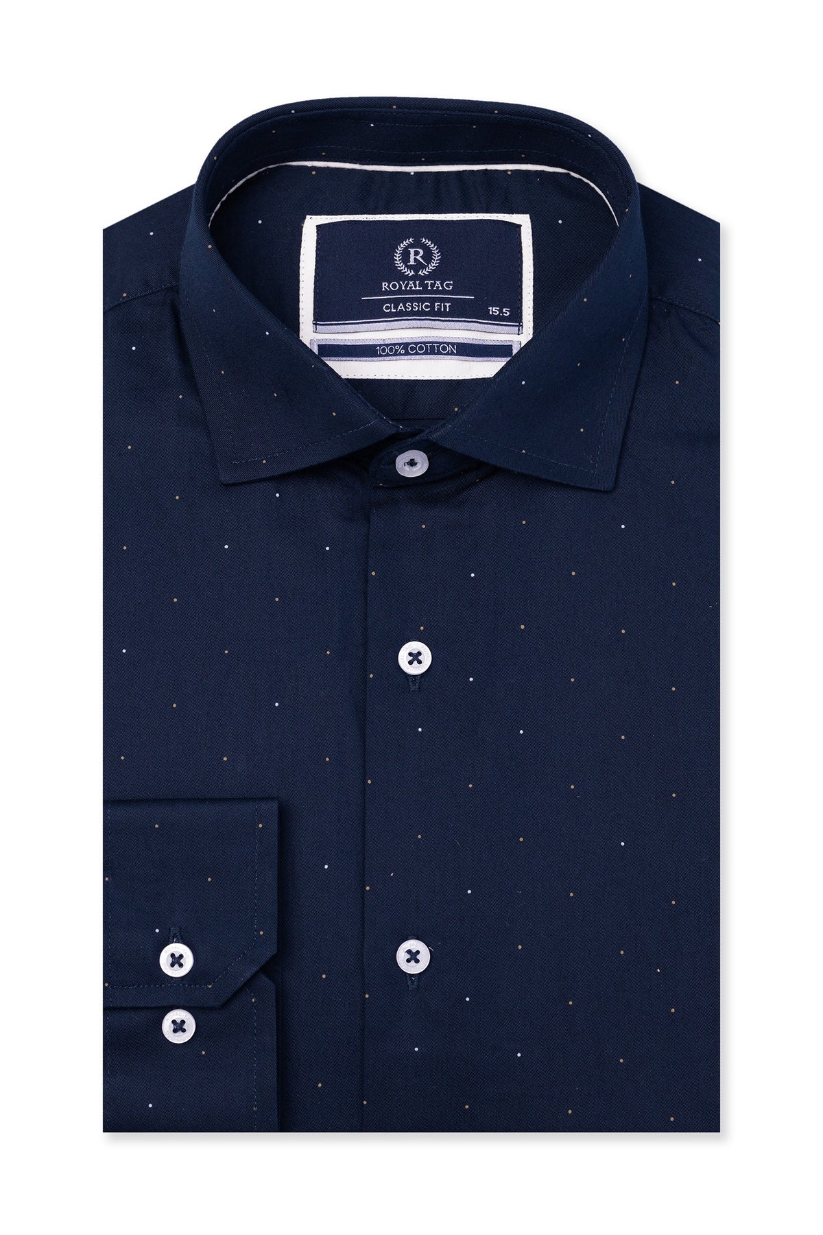 Navy Dress Shirt- CFD241128-NY