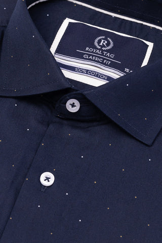 Navy Dress Shirt- CFD241128-NY