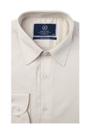 Beige Refined Dress Shirt
