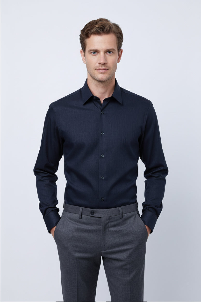 Navy Dress Shirt