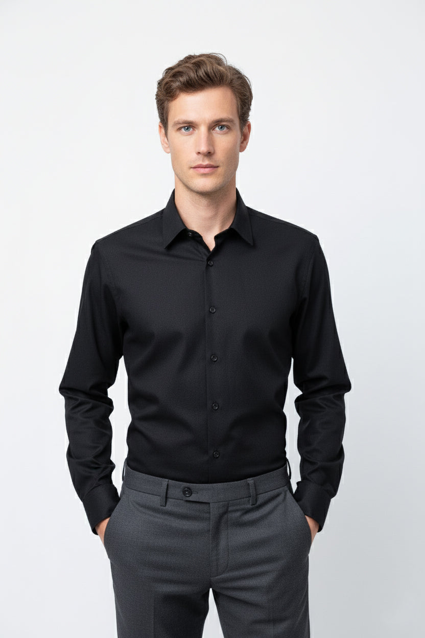 Black Dress Shirt