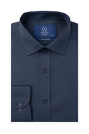 Navy Refined Dress Shirt