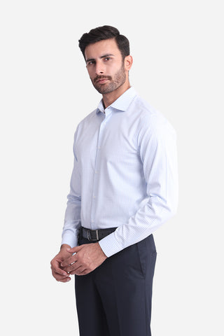 Sky Textured Dress Shirt