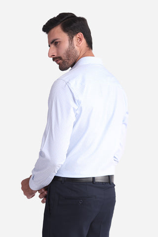 Sky Textured Dress Shirt