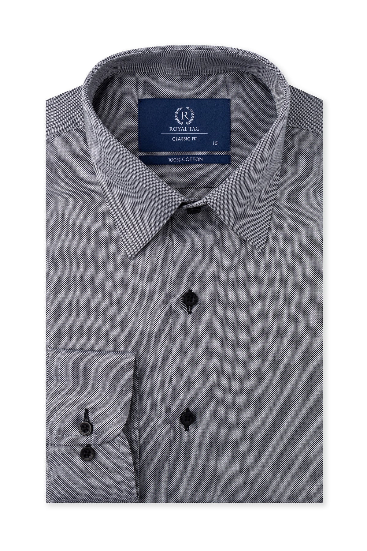 Grey Prestige Dress Shirt