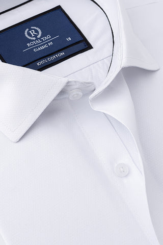 White Signature Dress Shirt