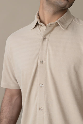 Beige Heritage Casual Shirt