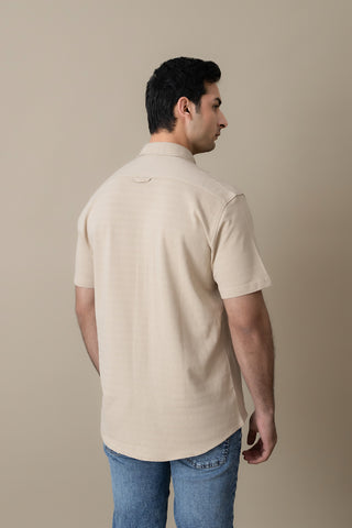 Beige Heritage Casual Shirt