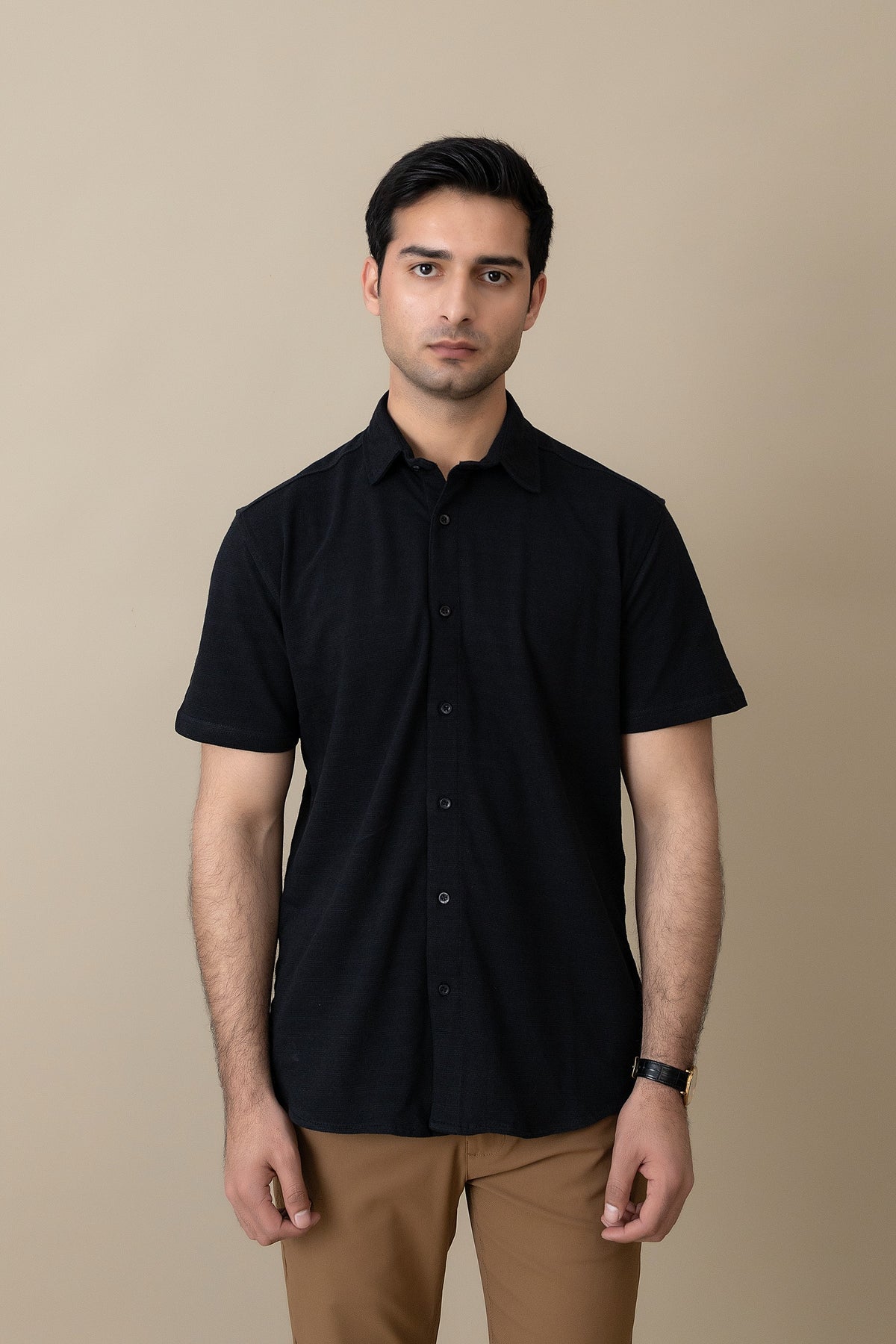 Black Heritage Casual Shirt