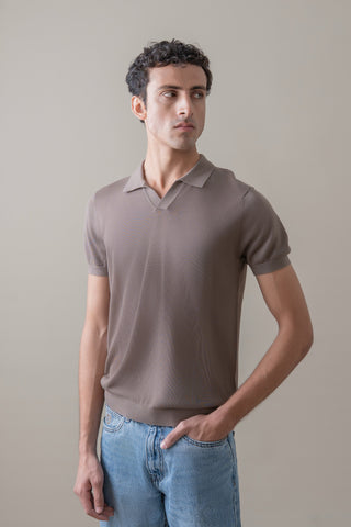 Brown Classic Polo