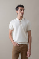 Knit Zipper Polo