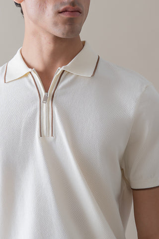 Beige Classic Polo