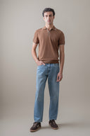 Knit Zipper Polo