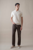 Beige Classic Fit Polo