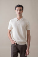 Beige Classic Fit Polo