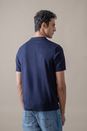 Zipper Polo Knit