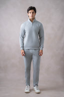 Mock-Neck Half-Zip Fleece Co-Ord Set