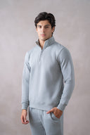 Mock-Neck Half-Zip Fleece Co-Ord Set
