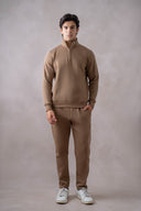 Mock-Neck Half-Zip Fleece Co-Ord Set