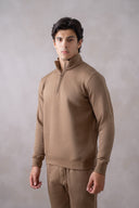 Mock-Neck Half-Zip Fleece Co-Ord Set