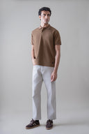 Brown Classic Fit Polo
