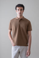 Brown Classic Fit Polo