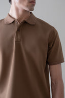 Brown Classic Fit Polo