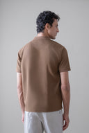 Brown Classic Fit Polo