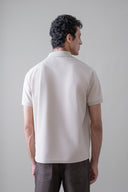 Beige Classic Fit Polo