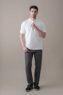 White Refined Polo