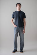 Black Classic Fit Essential Polo