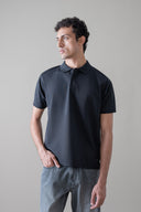 Black Classic Fit Essential Polo