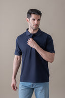 Navy Refined Polo