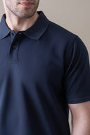 Navy Refined Polo