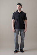 Black Essential Polo