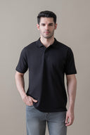 Black Essential Polo